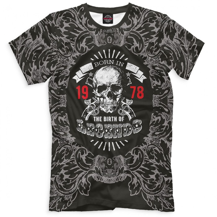 Футболка мужская "Рождение легенд — 1978", размер XS DSV-385280