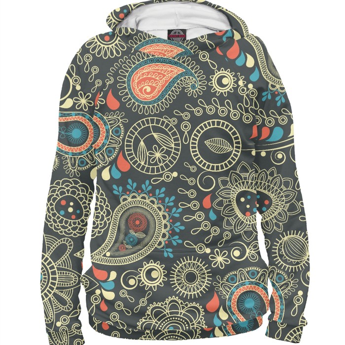 Худи мужское "Расписные огурцы", размер XL ABS-500899