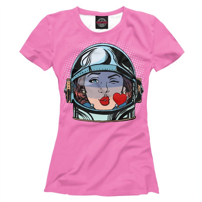 Футболка женская "Космо", размер XXL POP-239514