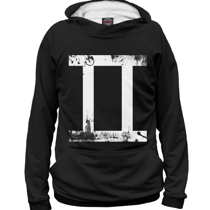 Худи женское "Близнецы", размер L BZC-183639