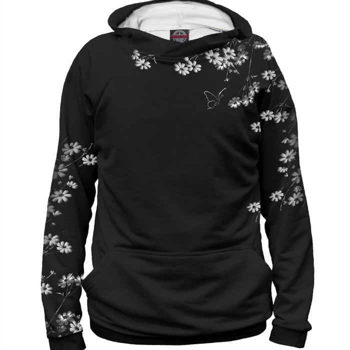 Худи мужское "Цветы", размер XS CVE-706372