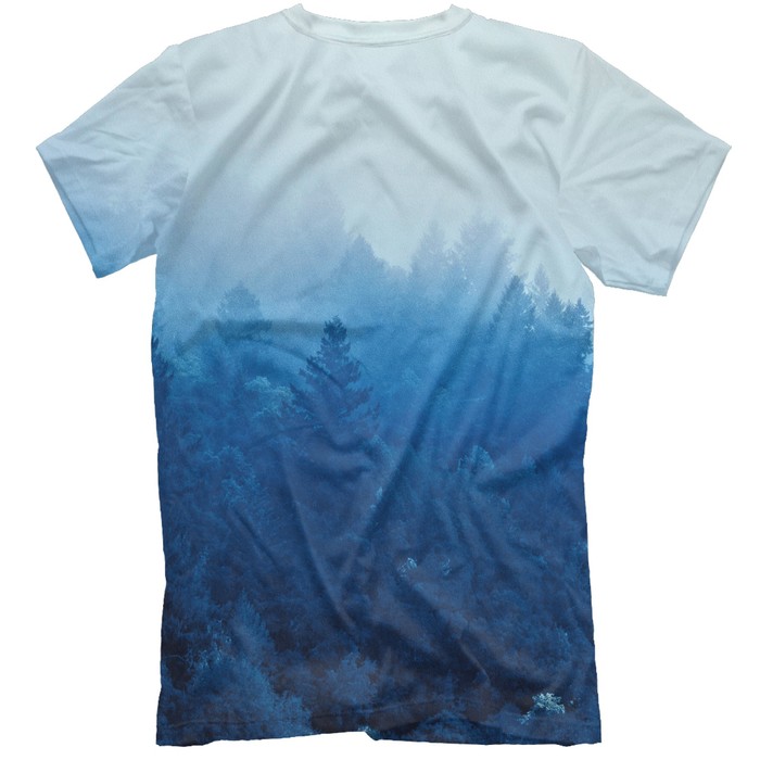 Футболка мужская "Туманный лес", размер XS MAC-947212
