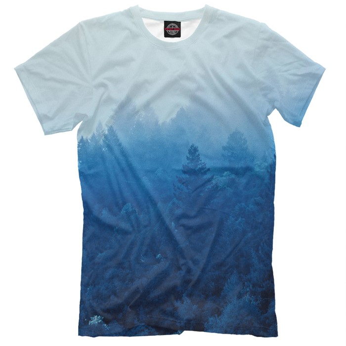 Футболка мужская "Туманный лес", размер M MAC-947212