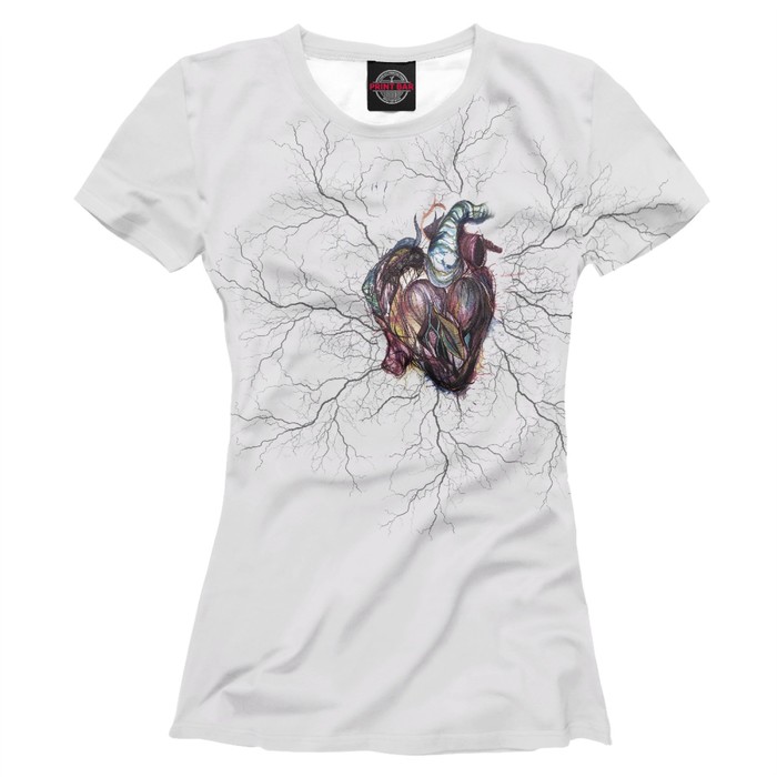 Футболка женская The Heart, размер XL VRC-634417