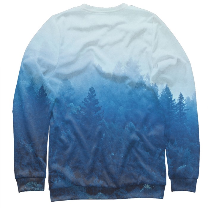 Свитшот женский "Туманный лес", размер XXXL MAC-947212