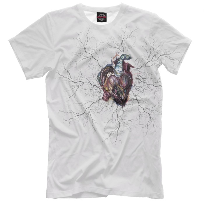 Футболка мужская The Heart, размер XXXL VRC-634417