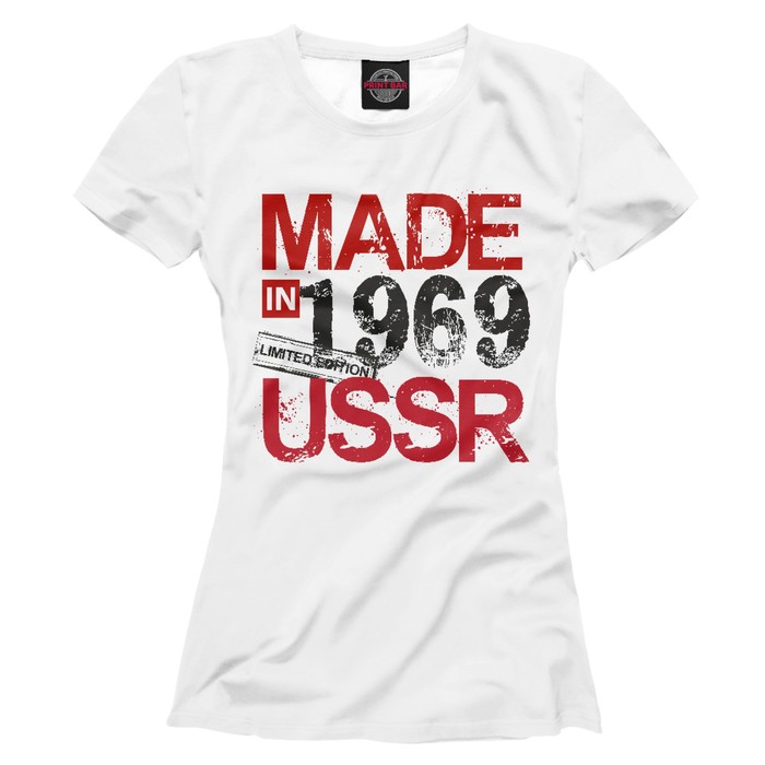 Футболка женская "1969 год рождения", размер 5XL DHE-728655