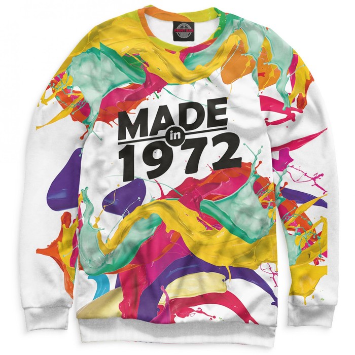 Свитшот мужской Made in 1972, размер L DSA-302189