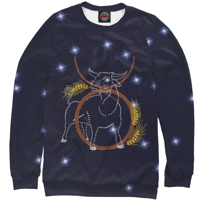 Свитшот женский "Телец", размер XS TLC-307286