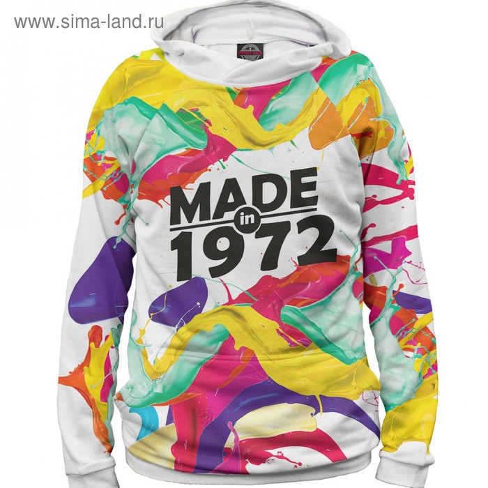 фото Худи женское made in 1972, размер xxxl print bar