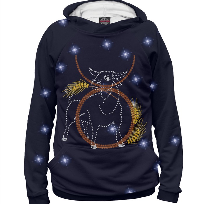 Худи мужское "Телец", размер XXL TLC-307286