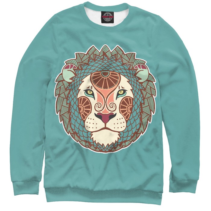Свитшот женский "Лев", размер L LEV-338998