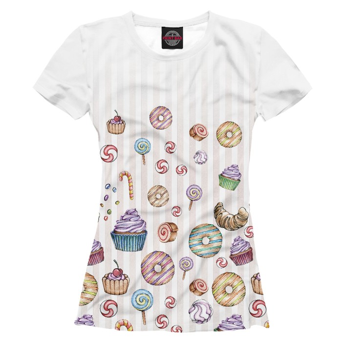 Футболка женская "Десерт", размер M DLR-735909