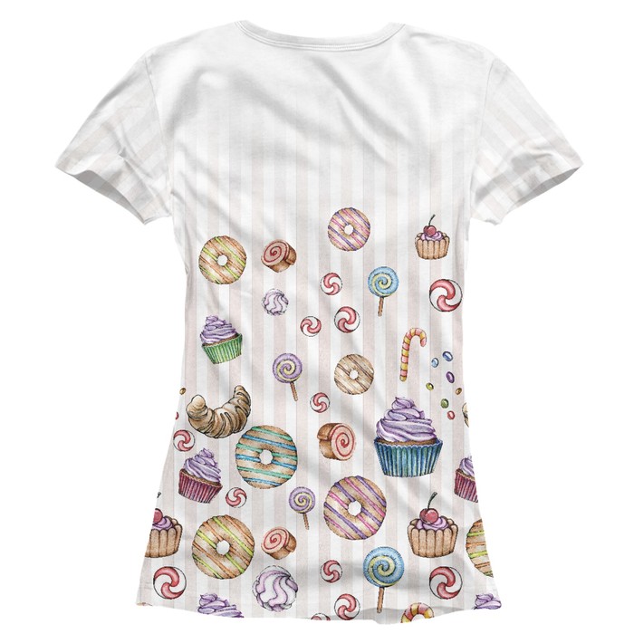 Футболка женская "Десерт", размер L DLR-735909