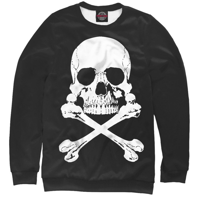 Свитшот мужской "Череп и кости", размер 5XL SKU-385022