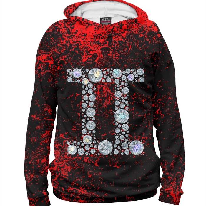 Худи женское "Близнецы", размер XL BZC-336364