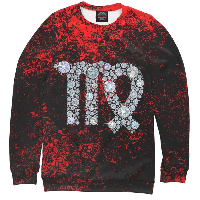 Свитшот мужской "Дева", размер 5XL DEV-430721