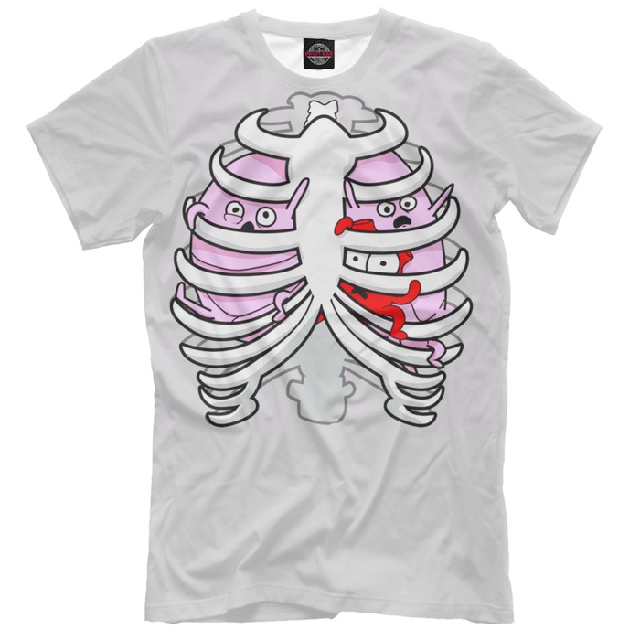 Футболка мужская "Органы", размер 4XL VRC-676871