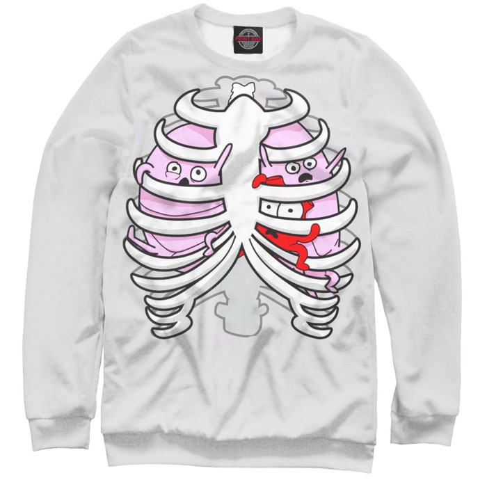 Свитшот женский "Органы", размер XS VRC-676871