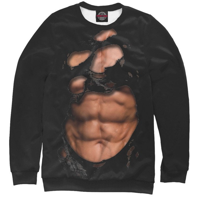 Свитшот мужской "Спортивное тело", размер M CST-525896