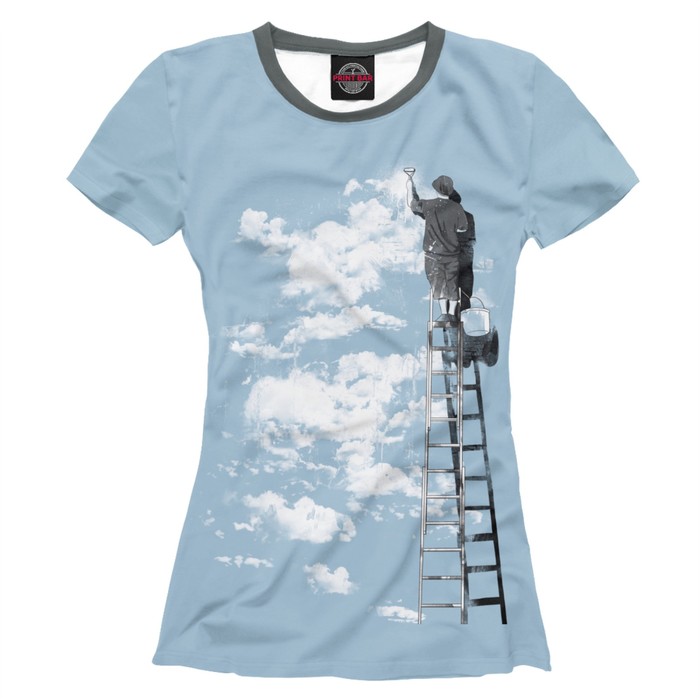 Футболка женская "Художник-Маляр", размер 5XL ARC-503682