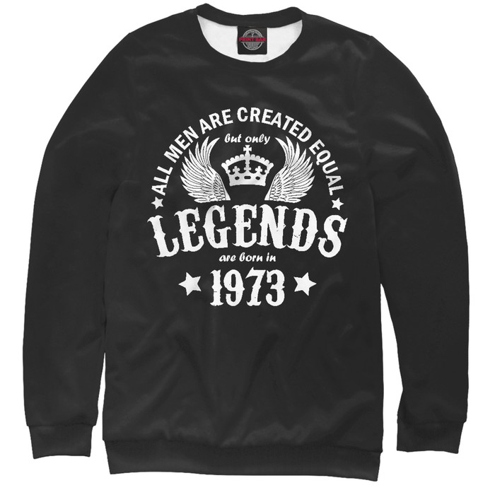Свитшот женский "1973 - рождение легенды", размер L DSM-303433