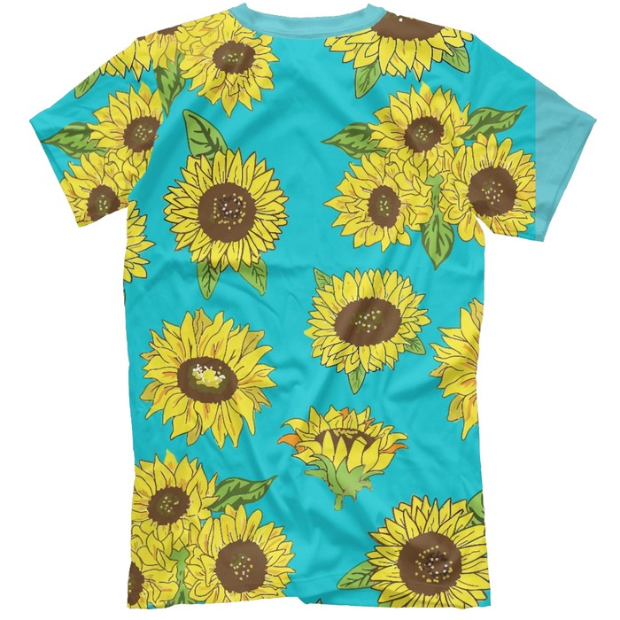 Футболка мужская "Подсолнухи", размер L CVE-906722