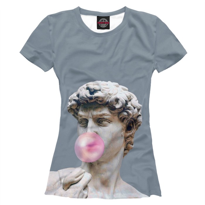 Футболка женская "БаблГам Статуя", размер XS POP-629840