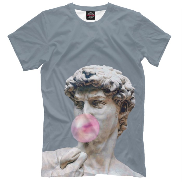 Футболка мужская "БаблГам Статуя", размер XS POP-629840