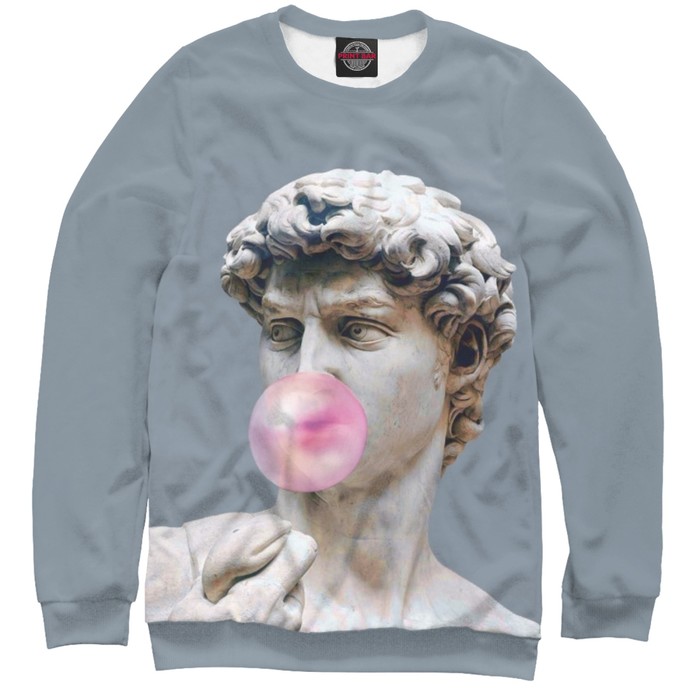 Свитшот мужской "БаблГам Статуя", размер XS POP-629840