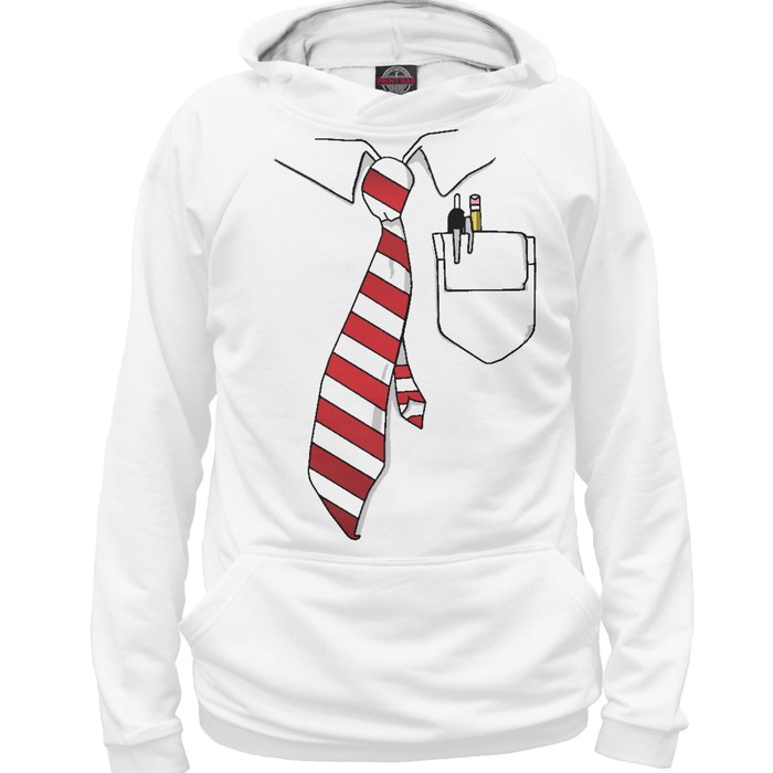 Худи мужское "Рубашка и галстук", размер S CST-905614