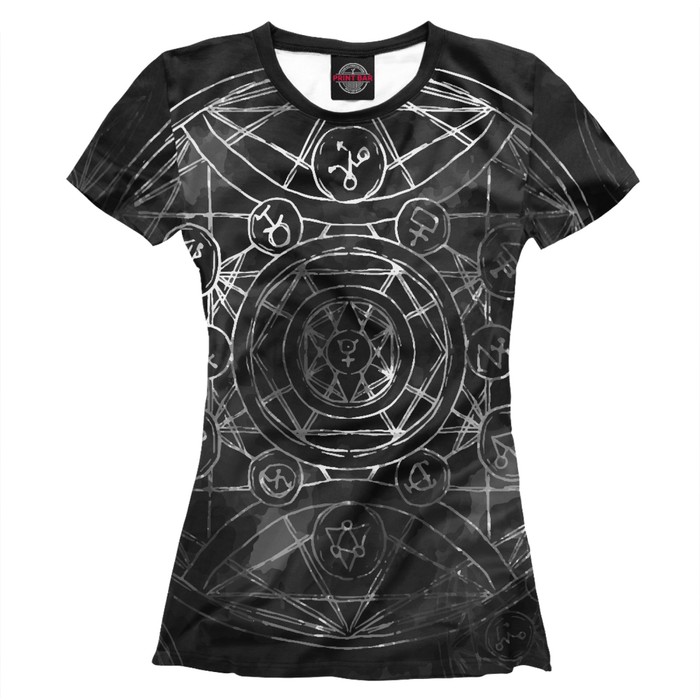 Футболка женская Black alchemy, размер XXL DAR-300660