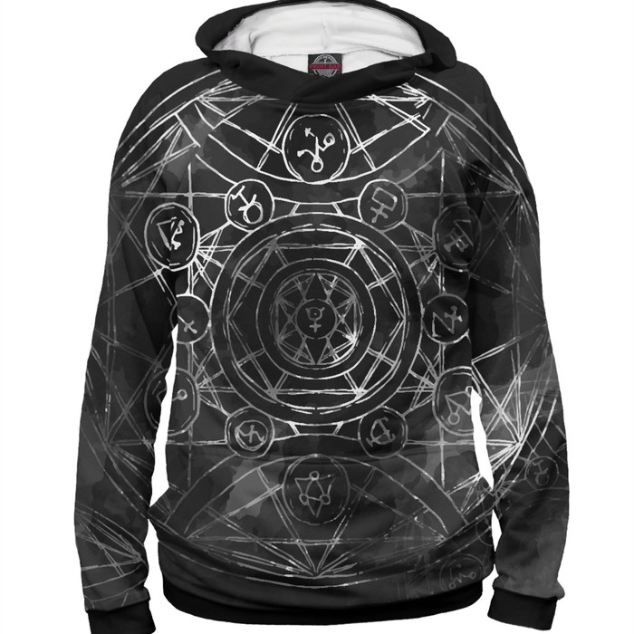 Худи женское Black alchemy, размер 4XL DAR-300660