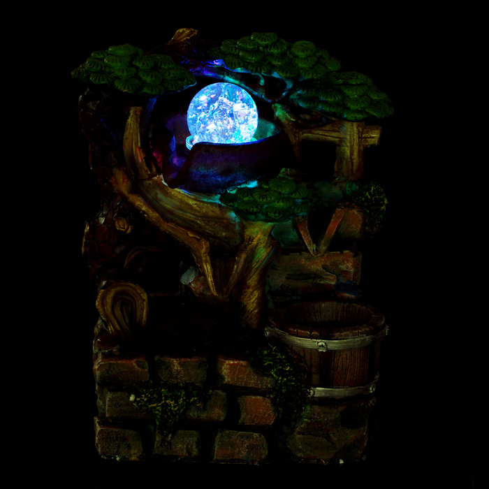 Фонтан "Каменная изгородь" 19х25 см (с подсветкой) мод.1129