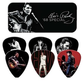 

Медиаторы Dunlop EPPT02 Elvis Presley '68 6шт, средние, в коробочке