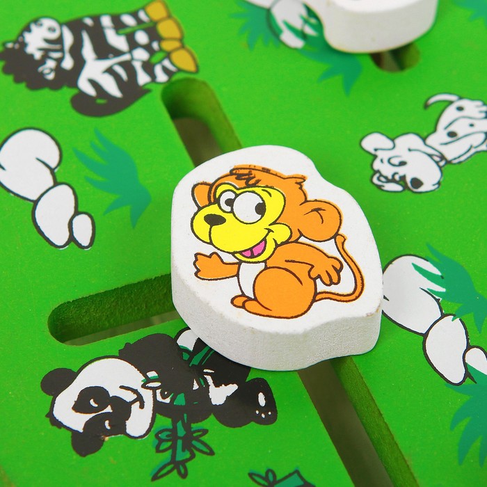 Лабиринт круглый "Звери"