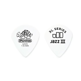 

Медиаторы Dunlop 498P1.5 Tortex Jazz III XL 12шт, толщина 1,5мм