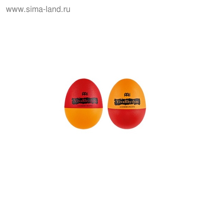 фото Шейкер-яйцо viva rhythm vr-es2 красный/оранжевый, 2 штуки
