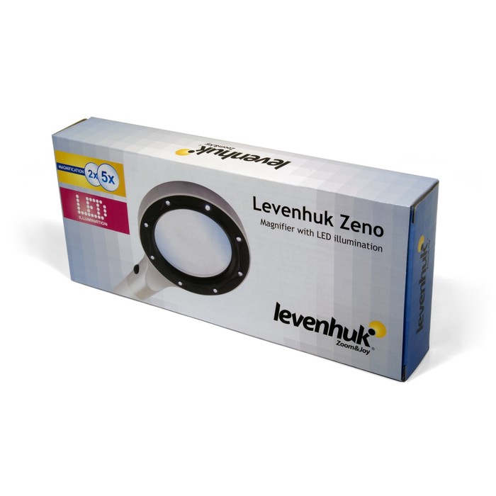 Лупа Levenhuk Zeno 60, 2,5/5x, 88/21 мм, 2 LED