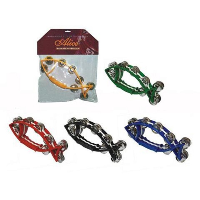 Тамбурин Alice ATB003 "Рыба", 16 пар бубенцов