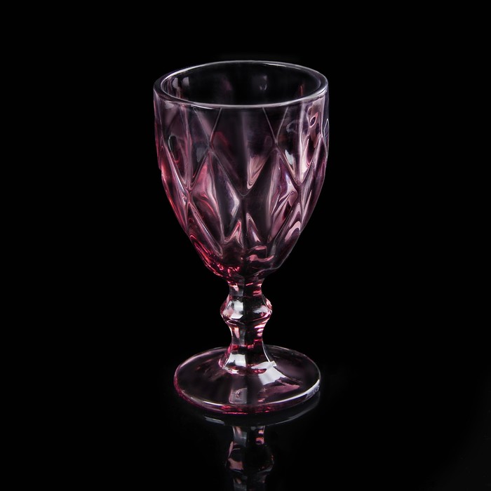 Бокал 350 мл "Круиз", цвет розовый