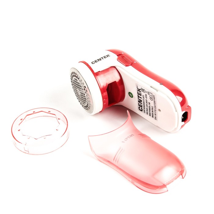 Машинка для очистки ткани Centek CT-2472, 3 Вт, аккумулятор/сеть, лезвия 6 см