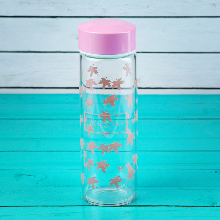 Бутылка 320 мл "Наше время", цвета МИКС