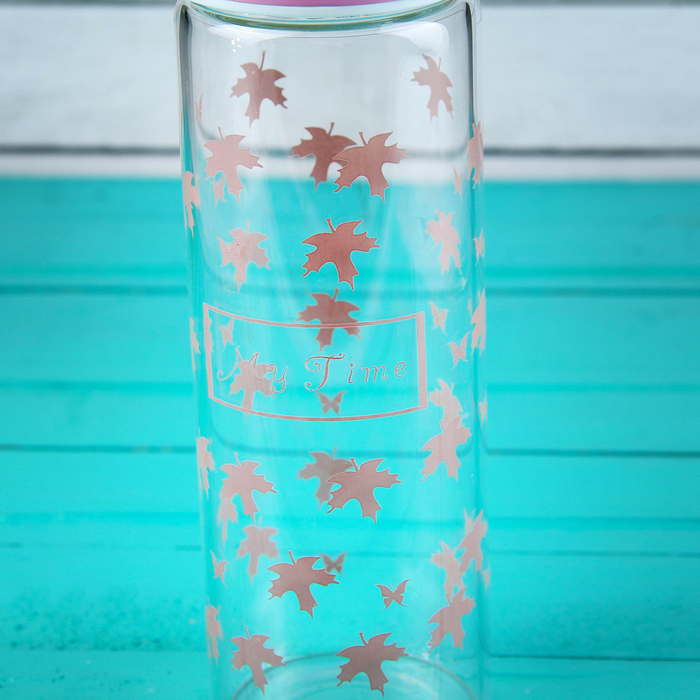 Бутылка 320 мл "Наше время", цвета МИКС