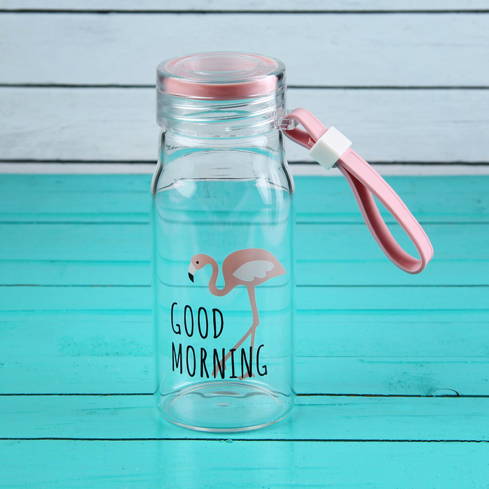 Бутылка 350 мл "Фламинго", рисунок МИКС