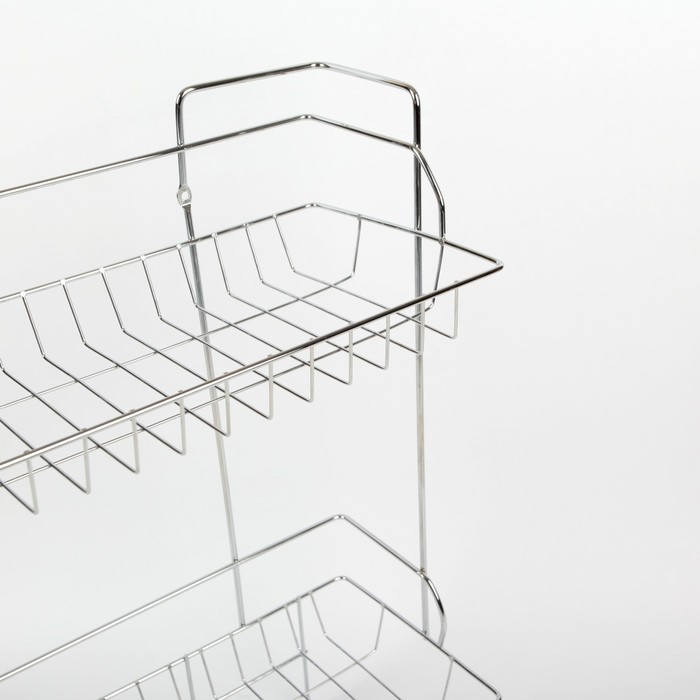 Полка 2х-ярусная, 6 крючков