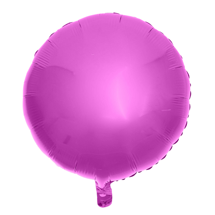 Шар фольгированный Круг 18" Фуксия