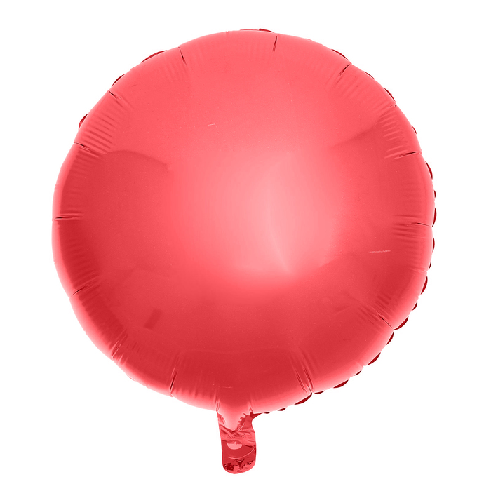 Шар фольгированный Круг 18" Красный