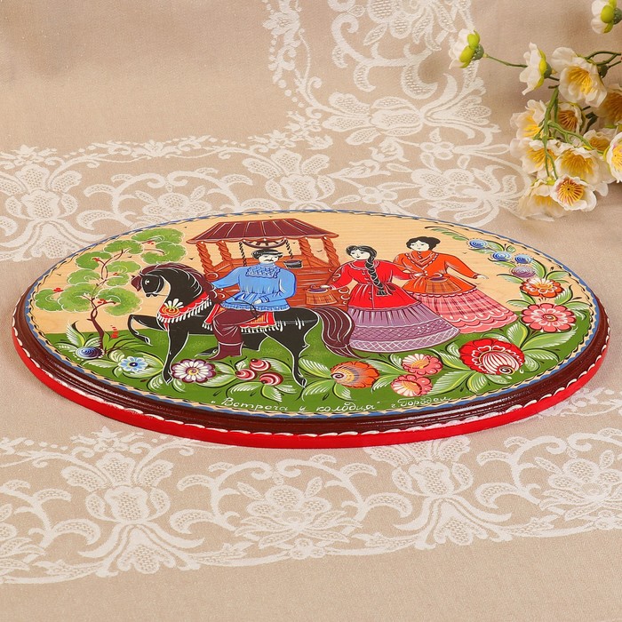 Панно «Зимний сюжет», 37х27 см