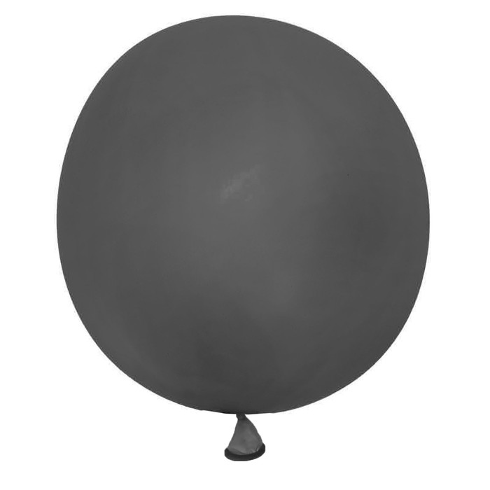 Шар латексный 32" "Гигант", пастель, цвет чёрный